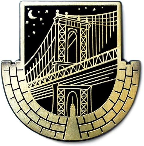 Dorrarium Dumbo Lapel Pin | Manhattan Bridge Pin | Hard Enamel