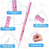 OFFCUP 10pcs Flamingo Gel Pens Fine Point 0.38mm Colorful Writing Set view 3
