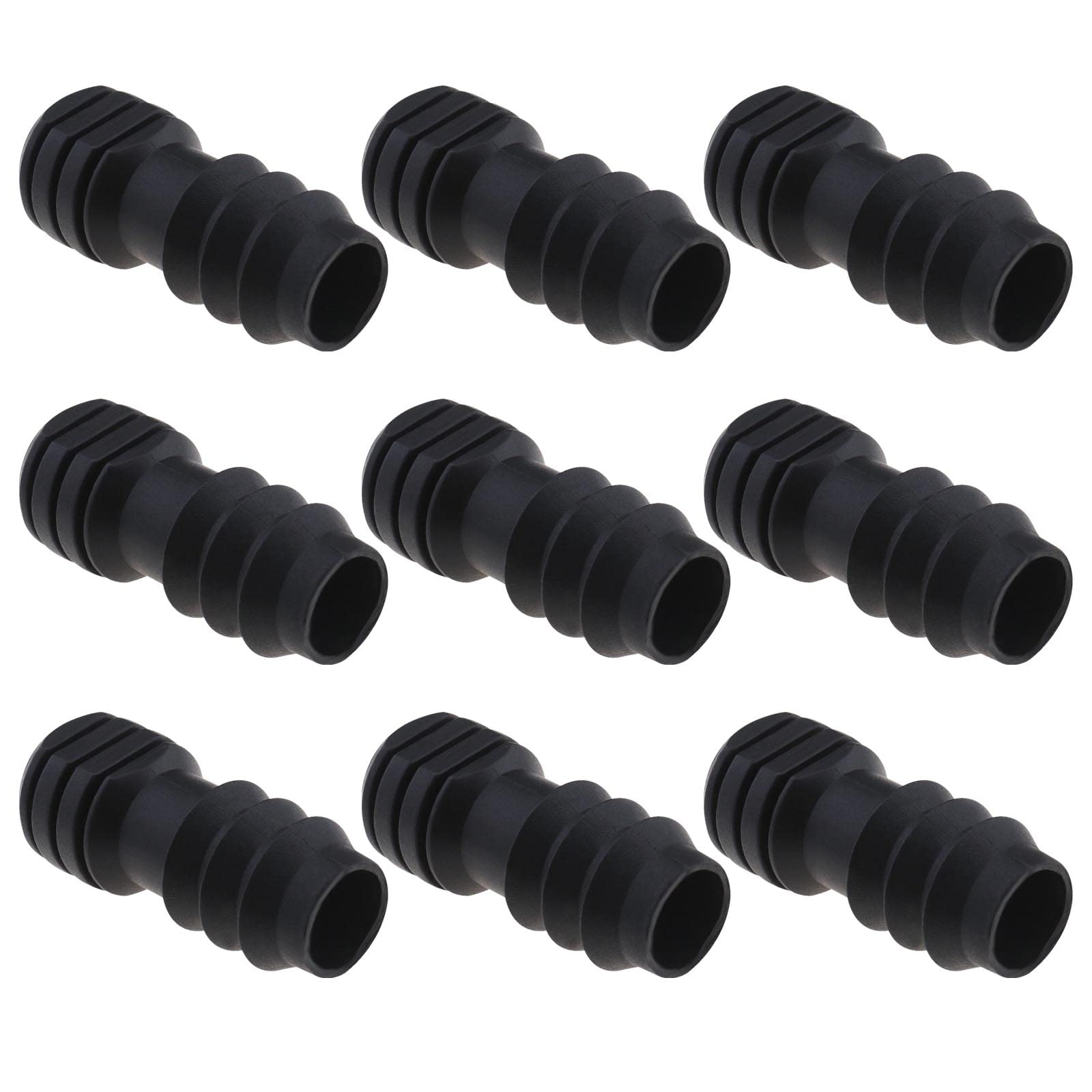 OTOTEC 20PCS 16mm Drip Irrigation Plugs Garden Hose End Stop Plug Connector for Garden Irrigation PE Pipeline Connection Greenhouse Flower Bed Courtyard