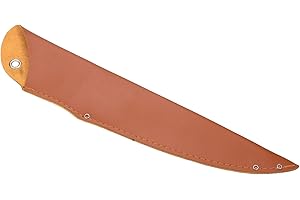 PATIKIL 14" PU Leather Chef Knife Sheath, Knife Cover Sleeves Knives Edge Guard Blade Protector Universal for Home Kitchen, B