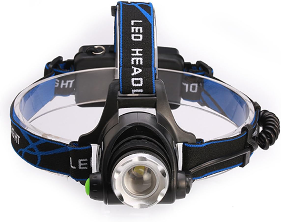 Coast CH1000R Lampada Frontale LED 1000 Lumen - Confezione Da 3, Ricaricabile Con Doppia Potenza, Impermeabile IPX7