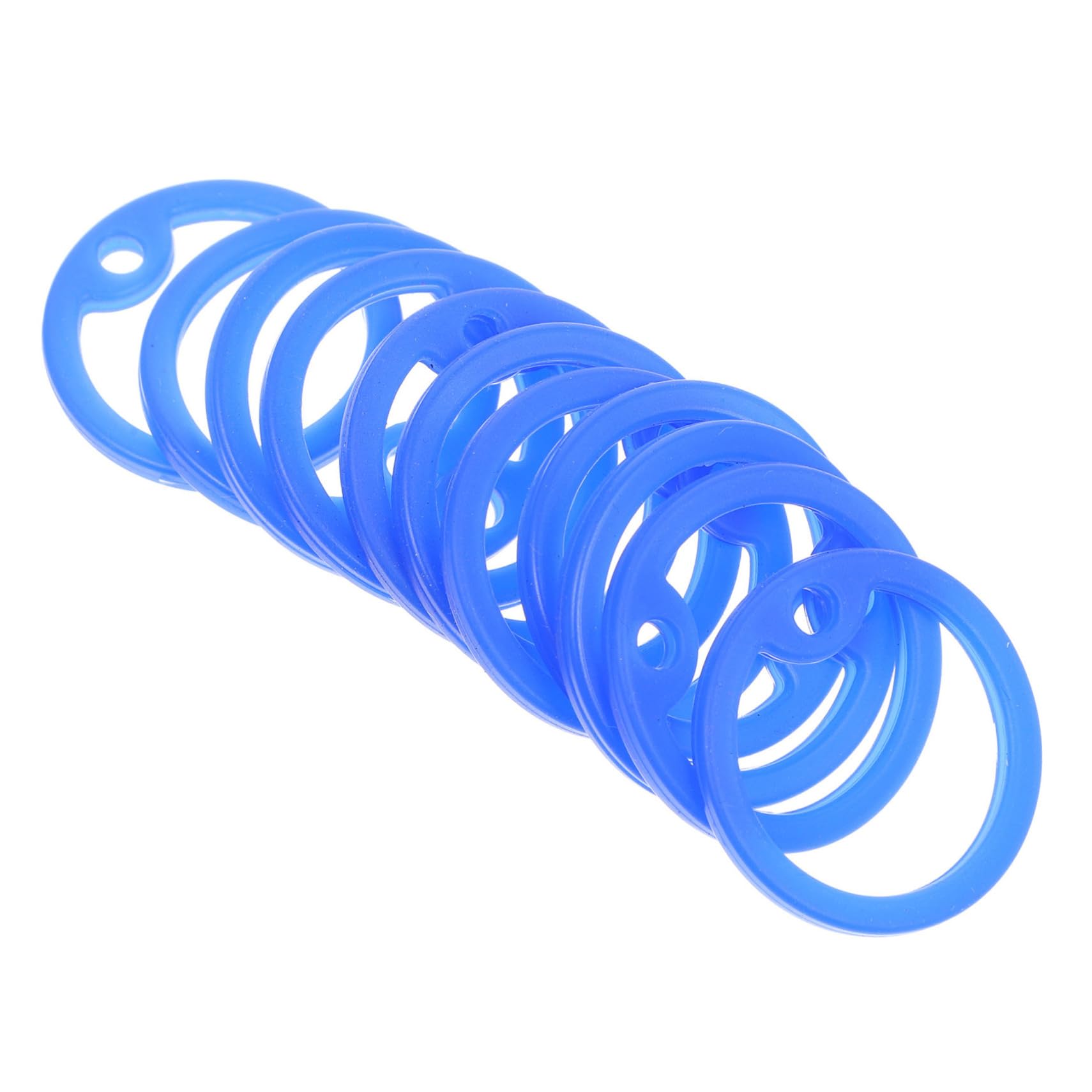 WOONEKY 15pcs Protective Cover Dog Accessories Pet Supplies for Dogs Silicone Ring Name Tag Holder Dog Tag Dog Supplies Silicone Cover Name Tag Ring for Dog Collar