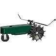 Hourleey Traveling Sprinkler, Heavy Duty Metal Variable Speed Control with Adjustable Arms Sprinkler, 360 Degree Automatic Rotary Sprinkler for Lawn Yard Garden