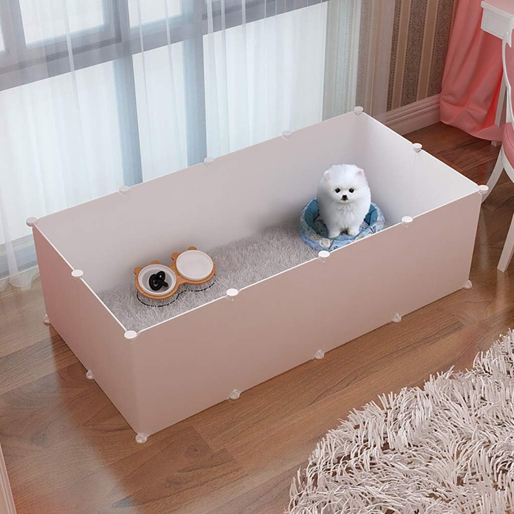 Pet Playpen For Small Dogs, Portable Resin Pet Playpen Animal Fence Cage Kennel Crate For Small Animals, Cat, Puppy, Rabbit, Ferret, Guinea Pig, Outdoor & Indoor, Bunny, With 8/12 Panels