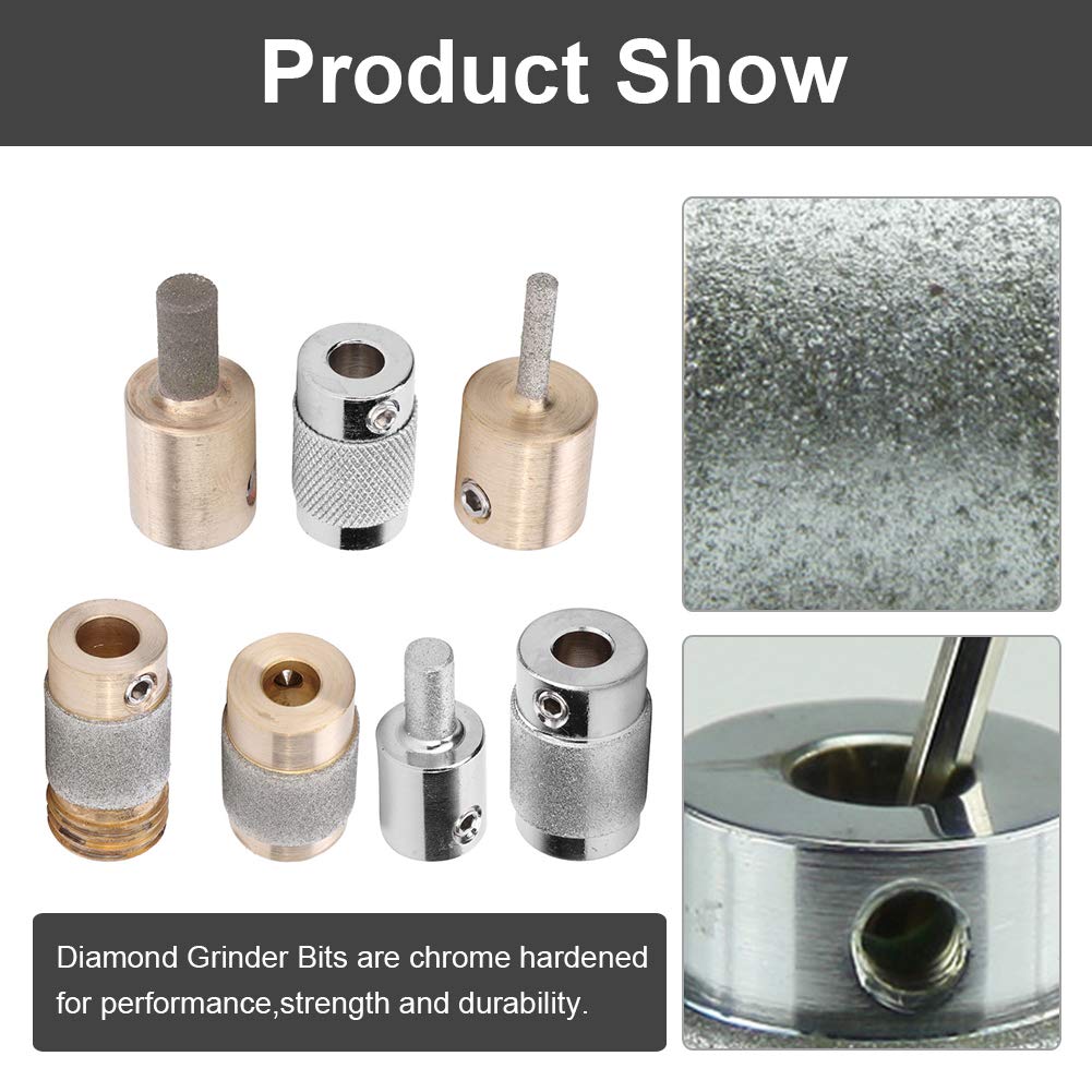 Grinding Bit Stained Ceramic Glass Abrasive Tool for Inland Gryphon Delphiglass Glass Grinder (MCB34)