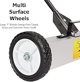 ROVSUN TUFFIOM 24-Inch Rolling Magnetic Pick Up Sweeper 50-LB Capacity view 4