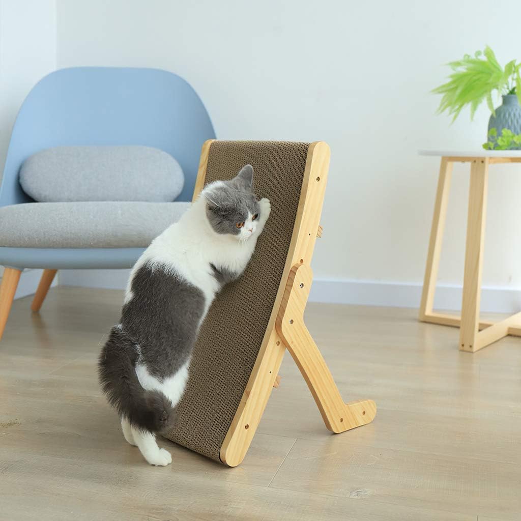 ZAMATE Cat Scratcher, Corrugated Pet Scratcher Cardboard, Durable Cat Bed, Reusable Cat Scratching Pad Lounge for Furniture Protector, Cat Toy : Pet Supplies