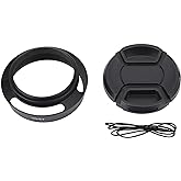 Uv Filter 43Mm,Ttartisans 43Mm Lens Hoods,43Mm Lens Hood,Lens Hood 43Mm Black Metal Lens Hood with Plastic Lenses for Photogr