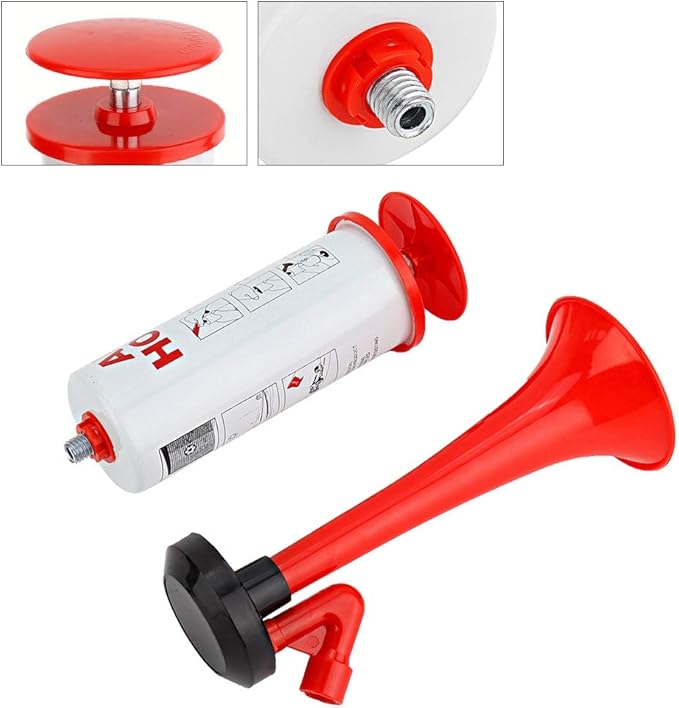 Horn Handheld Air Horn，Aluminum Alloy Car Handheld Air Horn