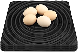 DenForste 4 Pack Washable Nesting Pads Chicken Nesting Boxes Chicken Bedding for Chicken Coop, 13 x 12 inch