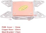 Lazmin112 CPU Water Cooling Block Red Copper POM Steel G1/4 AM4 PC Liquid Cooler view 5