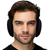 Yedilen Winter Men Ear muffs Adjustable Unisex Earmuffs Big Size Warm Foldable Thick Fleece Women Ear Warmers for Cold Outdoor
