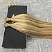 Googoo Highlighted Blonde 16/22 Ombre Hair Extension I Tip Blonde Fusion Hair Extensions 50 Strands 1g/s 50gram 20inch