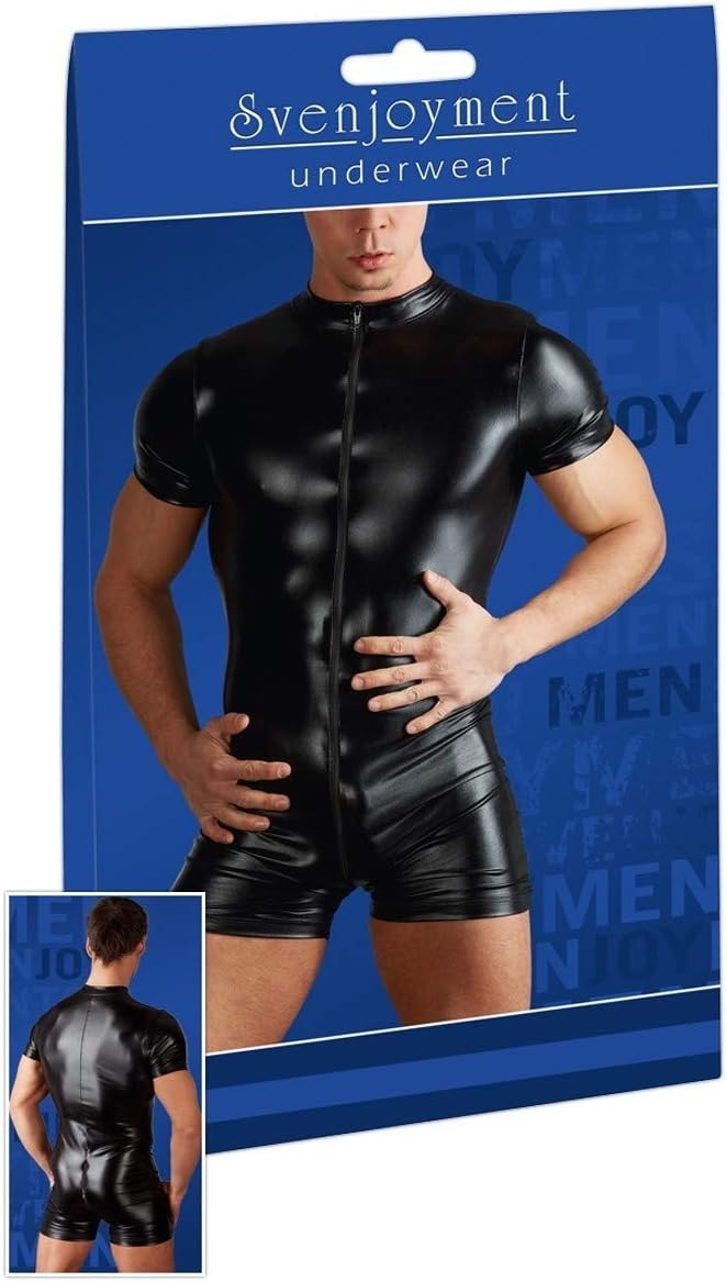 Men's Playsuit M Black - Image 4