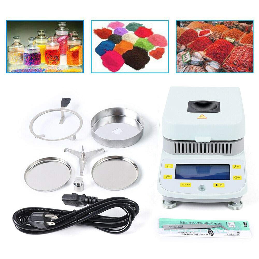 DSH5010 Lab Moisture Analyzer Halogen Heating Analyzer Electronic US