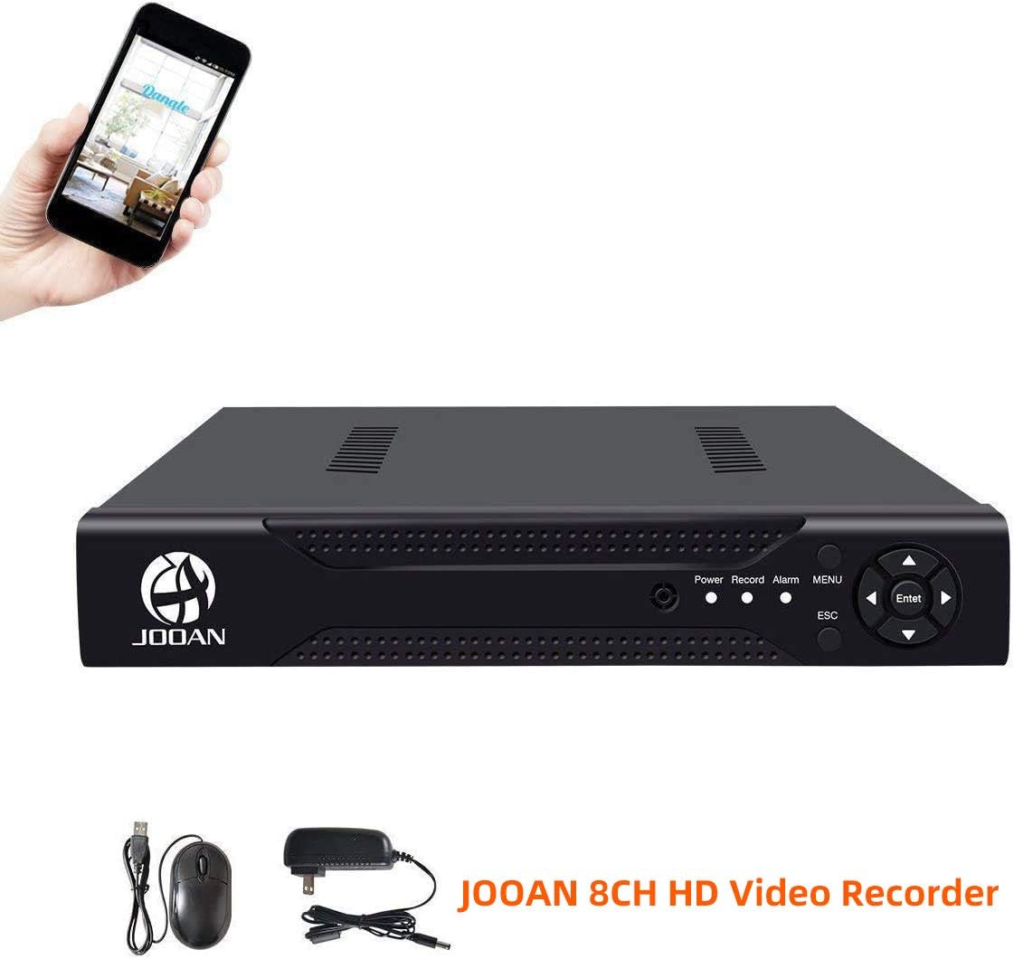 JOOAN 8CH 1080N DVR Security Video Recorder P2P Service Mobile Remote