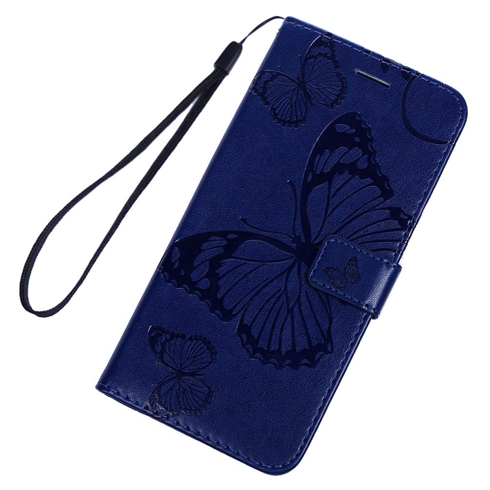 LG-V50-ThinQ-Case-Floral-Butterfly-Wallet-Case-Premium-PU-Leather-Magnetic-Flip-Cover-Shock-Resistant-Flexible-Soft-TPU-Slim-Protective-Bumper-Card-Slots-Kickstand-Lanyard-for-LG-V50-ThinQ