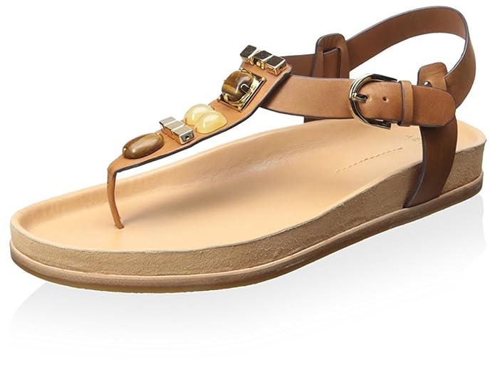 Buy Aerin Women�s Adelle Sandal, Tan/Peach, 5 M US at