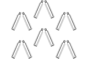 Beavorty 12pcs Metal Spindle Extension Bars for Music Box Movement Repair with Easy Replacement and Creative