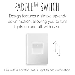 Legrand adorne 20A 4-Way Paddle Switch in Gloss