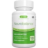 Igennus Neurobalance High Absorption Zinc Magnesium & B6 Complex, Cognitive Support, Focus & Muscle Recovery, 24mg Chelated Zinc Picolinate, All Day Nutrient Delivery, Vegan, Non-GMO, 120 Tablets