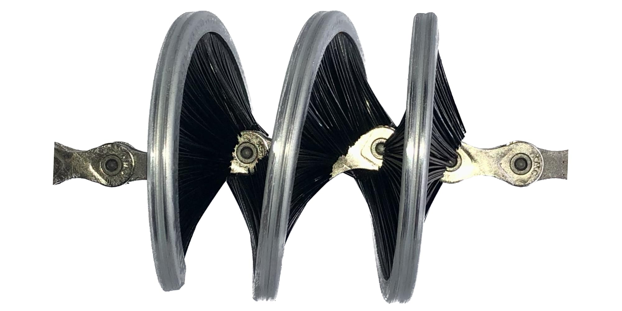 Show Bike Chain Cleaning Brush - Adjustable Bicycle Chain Cleaner Tool - Fits All Bikes