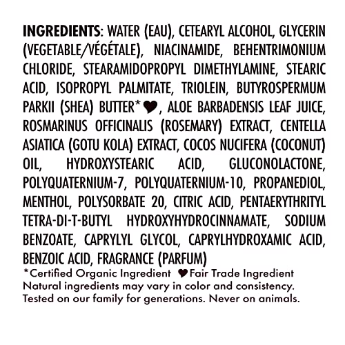 SHEAMOISTURE SCALP MOISTURE CONDITIONER ALOE BUTTER & VITAMIN B3 FOR MOISTURIZED HAIR FAIR TRADE, SULFATE-FREE 13OZ