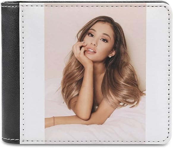 Amazon アリアナ グランデ Ariana Grande 財布 メンズ 二つ折り レディース 高級 ウォレット 新型 オシャレ Puレザー 上質折り畳み財布 コスパ最高 大容量 カード6枚 小銭入 男性 21年新設計 クラシックレトロな雰囲気black アリアナ グランデ Ariana Grande1one