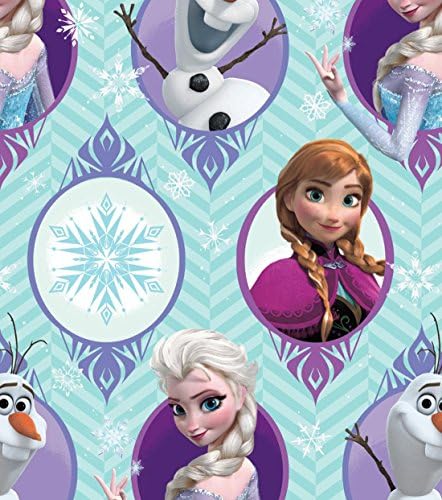 Phi Naturals Disney Frozen Olaf, Elsa & Princess Anna Christmas Wrapping Paper Gift Wrap Roll - 40 Square Feet - Officially Licensed - Brand New - W14-4102-FRZN