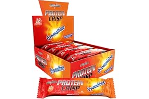 Integralmedica - Barra de Proteína Whey Protein Crisp Bar Ovomaltine - Snack Proteíco - Pré e Pós-Treino - 12 Unidades