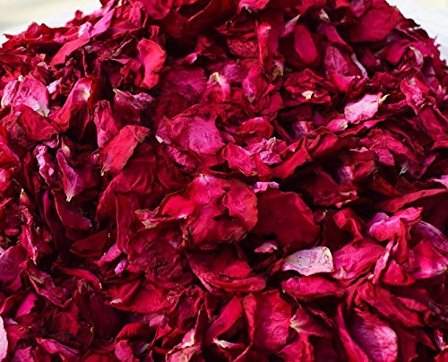 image for no!no! 1 Lb Dried natural real red rose flower petals for Wedding part