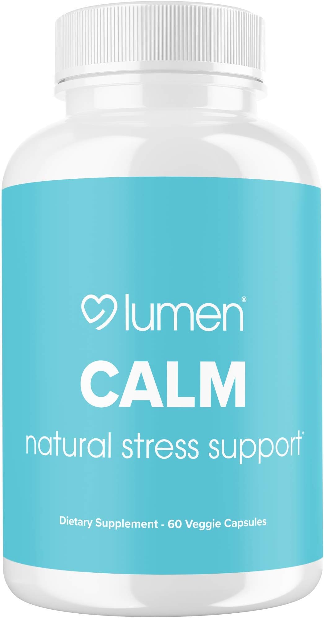 Calm Anti-Anxiety Formula - Powerful Natural Anxiety Relief Supplement for Adrenal Support - Combat The Blues & Relieve Stress to Boost Mood & Sleep Better - 60 Vegetable Capsules