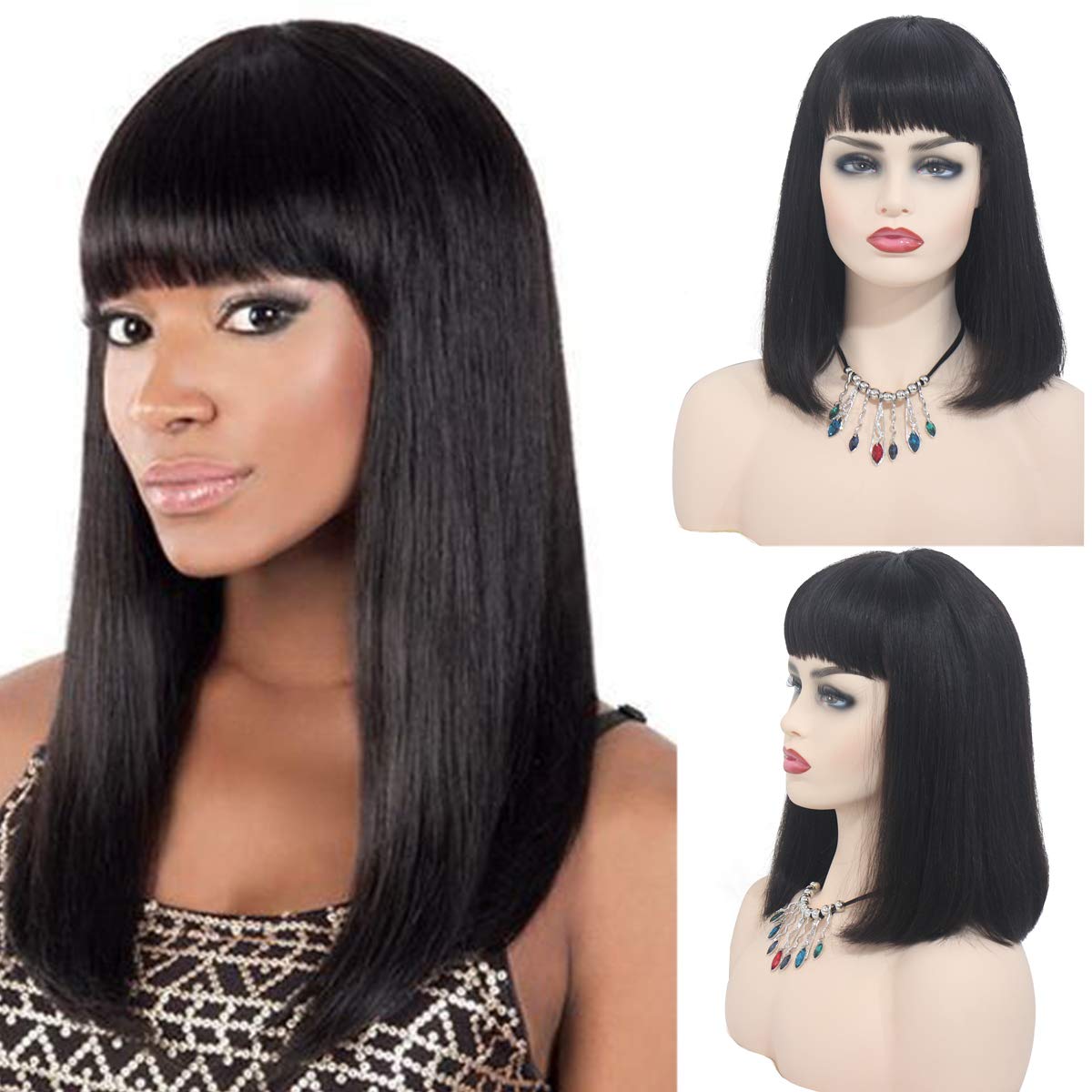 amazon wig with bangs