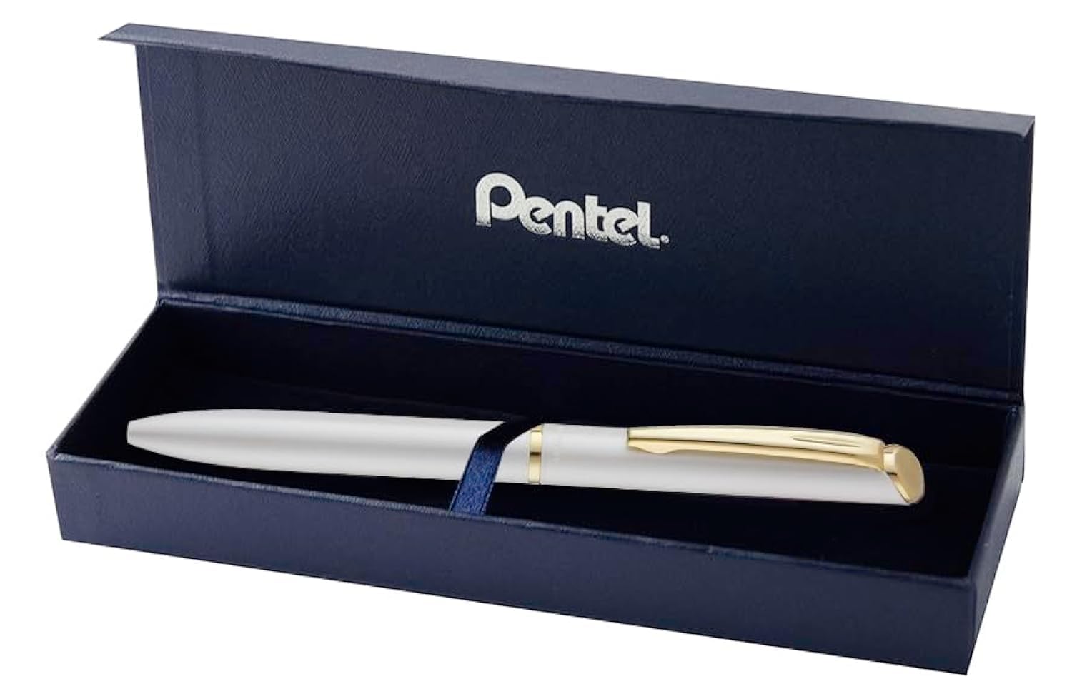 Pentel EnerGel Philography - Pastel White Barrel with Gift Box