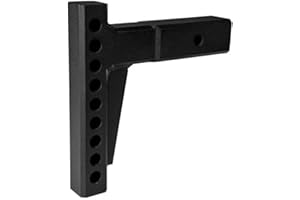 BulletProof Hitches - 2.5" Weight Distribution Shank Rated to 22,000 lbs - Weight Distribution Hitch Shank for 2.5" Receiver - Corrosion-Resistant, Black Powder Coat