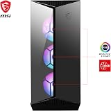 MSI MPG GUNGNIR 110R Mid-Tower Case ARGB 4x120mm Temp Glass USB-C Turbo view 2