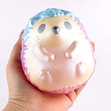 Adeeing Squishy PU Cute Simulate Hedgehog Slow Rebound Decompression Vent Squeeze Toy