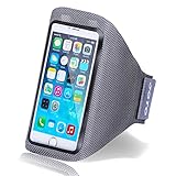 iPhone 6 Armband - JOTO Premium Slim and Lightweight Sport Armband for iPhone 6 4.7, with Key Cash Holder, Adjustable Arm Size, best for Running, Gym, Exercise, Sports Fitness, Workout, Jogging, Biking, Hiking, Gardening, Housework, Apple iPhone 6 (4.7
