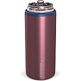 Hydrapeak Slim Can Cooler - Double Wall Insulated Skinny Can Cooler for All 12 oz