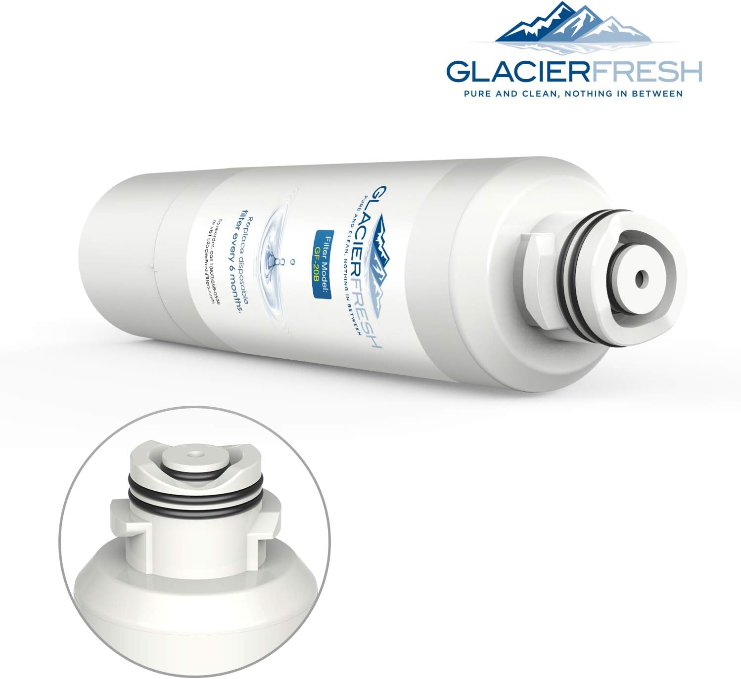 GLACIER FRESH DA29-00020B Refrigerator Water Filter Replacement Samsung DA29-00020B HAF-CIN/EXP For French Door Fridge Kitchen By Samsung (3 PACK): Kitchen & Dining