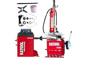 KATOOL 2.0HP Tire Changer Machine Combo Bead Blaster Tire Machine Wheel Balancer Machine Tire Changer Wheel Changers Machine (Combo)