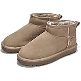 Project Cloud 100% Genuine Leather Ankle Boots for Women - Water Resistant with Memory Foam Insole Winter Boots for Women - Trending Shoes & Comfortable Women's Ankle Boots (Hippy)