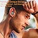 Azexi True Wireless Stereo Earbuds Bluetooth Cordless Headphones In-Ear Headsets Noise Free Earphones with Mic & Portable Charger for IOS Android, 3 Hours Long Playtime