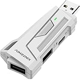 AX200 Keyboard and Mouse Adapter for PC, Keyboard Adapter Compatible with Nintendo Switch &amp; PC, AX200 Converter for Playing FPS/TPS Games, App Customize Recoil, Smart Rocker, Aim Assist, Sensitivity
