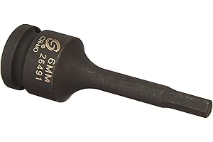 Sunex 26491 1/2-Inch Drive 6-mm Hex Impact Socket