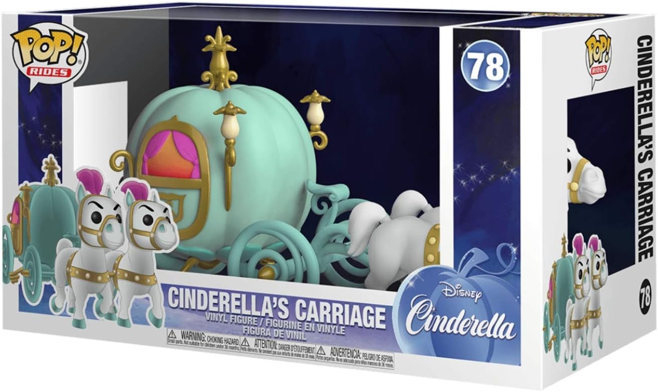 Funko POP! Town: Disney, Cinderella, Carriage With Fairy Godmother, Collectable Vinyl Figure, Gift Idea, Official Merchandise - Image 3