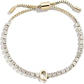 BaubleBar - Lyanna Tennis Initial Letter Bracelet