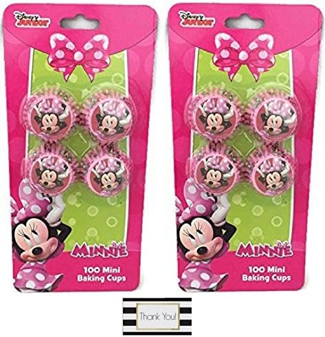 Minnie Mouse Mini Baking Cups - Two Packs of 100