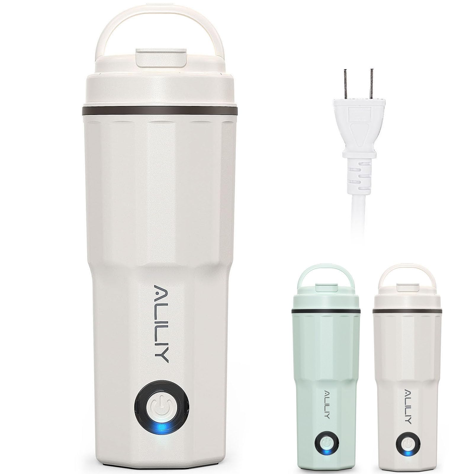 Aliliy 電気ケトル ポータブル トラベルケトル 小型 380ML 100V 300W 低消費電力 持ち運びケトル 湯沸かし 一人暮らし 電気ポット トラベル 湯沸かし器 水筒 急速沸かし 空焚き防止 漏れない お湯ポット ステンレス 二重構造 コーヒー 紅茶に使用 旅行 車中泊 オフィス 出張 ギフト 日本語説明書付き PSE認証済み (ベージュ-S)商品画像