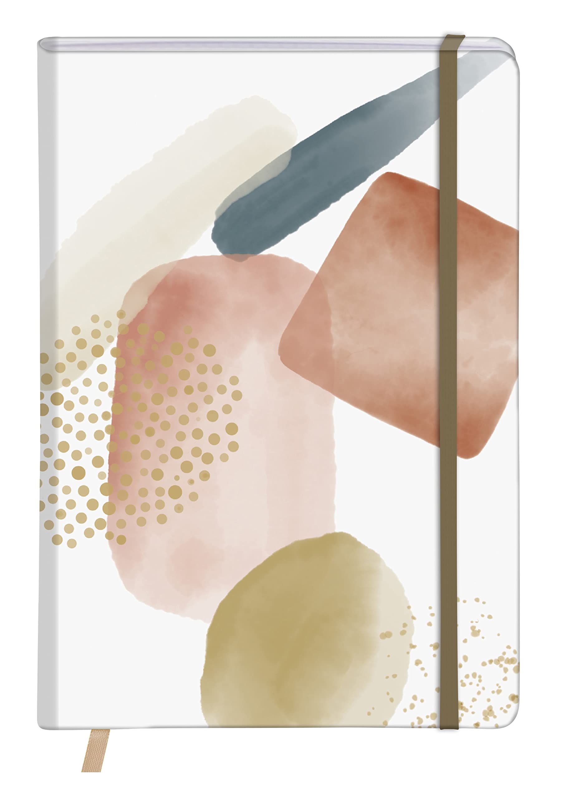 Clairefontaine 115967C - Rigid A5 Notebook 14.8x21cm 160 Lined Pages White Paper 90g - Evanescence - 1 visual Geometrical/1 visual Mountain, random delivery